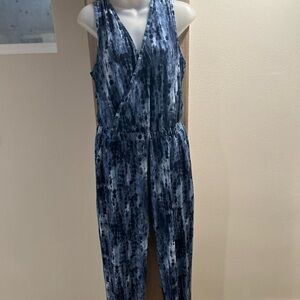 Old Navy Active Blue Athletic One Piece Jumper - Medium